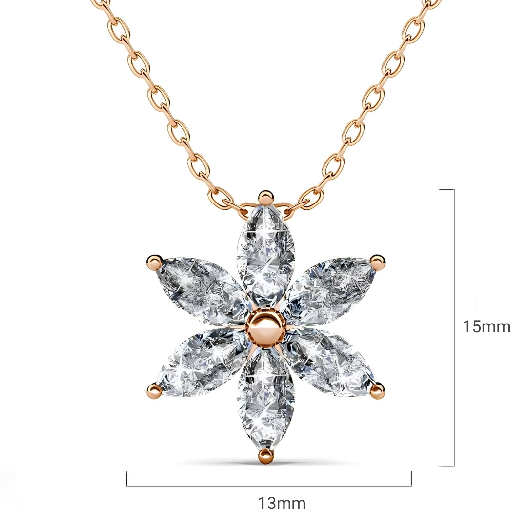 Sparkly Flora Necklace